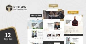 Rexlaw – Law Lawyer HTML Template