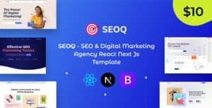 SEOQ – SEO & Digital Marketing Agency React Next JS Template