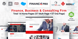 Finance Pro – Business & Consulting WordPress Theme