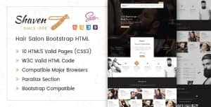 Shaven – Salon HTML Template