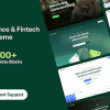FinFlow – Banking, Finance & Fintech WordPress Theme