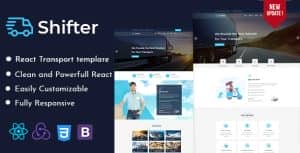 Shifter – Transport and Logistics React Template