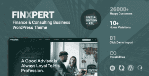 Finxpert – Finance & Consulting Business WordPress Theme