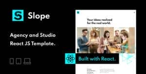 Slope – Responsive Agency & Studio React JS Template