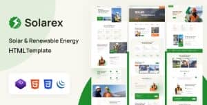Solarex – Solar & Renewable Energy HTML Template