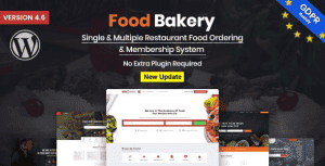 FoodBakery | Delivery Restaurant Directory WordPress Theme
