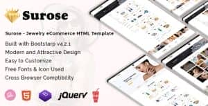 Surose – Jewelry eCommerce HTML Template