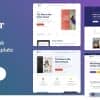 Treaser – Author eBook landing Template + RTL