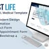 Trustlife – Medical and Health Landing Page HTML Template with RTL