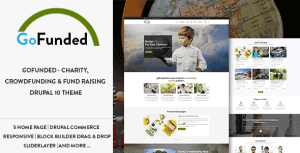 Gofunded – Charity, Crowdfunding & Fund Raising Drupal 10 Theme