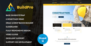BuildPro – Construction Drupal 10 Theme