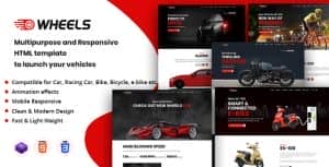 Wheels – Automobile Business Multipurpose And Responsive HTML Template