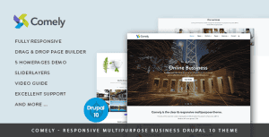 Comely – Responsive Multipurpose Business Drupal 10 Theme