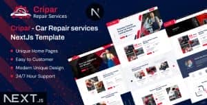 Cripar – Car Repair Services NextJs Template