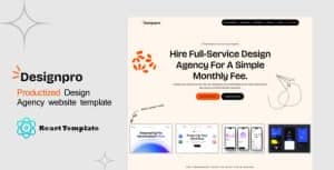 Designpro – React JS Productized Design Agency template