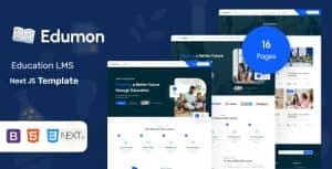 Edumon – Education Next JS Template