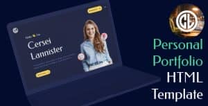 Personal Portfolio CV Resume HTML Template – Cersei Lannister