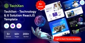 TechXen – Technology & It Solution Services ReactJs Template