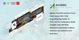 Acumec – Business Multipurpose WordPress Theme