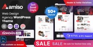 Amiso – Agency WordPress Theme