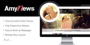 AmyNews – News Magazine Fashion Game Sport Theme