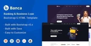 Banca – Banking & Business Loan Bootstrap-5 HTML Website Template