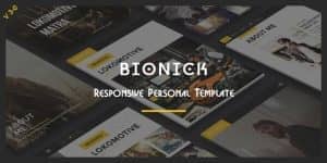Bionick – Responsive Personal Portfolio Template