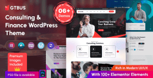 GTBUS – Business Consulting WordPress Theme