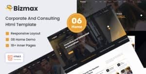 Bizmax – Corporate And Consulting Business Template