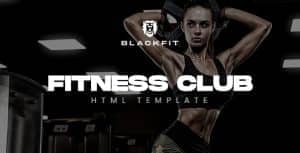 Blackfit – Fitness Gym Club Website Template
