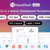 HexaDash | Tailwind, React, Vue, Angular, Svelte, Laravel, Nodejs, Django & HTML Dashboard Template