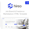 Hireo – Job Board & Freelance Services Marketplace HTML Template