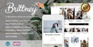 Brittney – A Responsive WordPress Blog and Shop Theme
