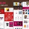 Festive Sales – Responsive Email Template with Online StampReady & Mailchimp Editors