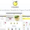 Cinagro – Organic Food Shop PSD Template