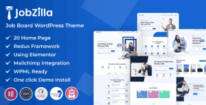 JobZilla – Job Board WordPress Theme
