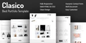 Clasico – Minimal Portfolio HTML5 Template