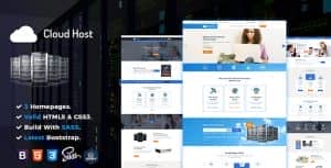 Cloud Host – Hosting HTML Template