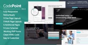 CodePoint – Multi-Purpose Landing Page WordPress Theme