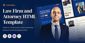 LawGuru – Law Firm and Attorney Html Template