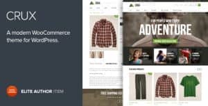 Crux – A modern and lightweight WooCommerce theme