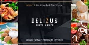 Restaurant Website Template – Delizus