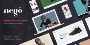 Nego – Minimalist Responsive Opencart 3 Theme