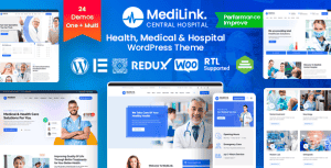 Medilink – Health & Medical WordPress Theme