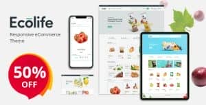 Ecolife – Organic, Food, Cosmetic & Multipurpose Opencart Theme