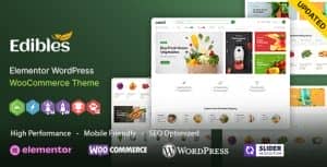Edibles WP – Organic & Grocery Elementor WooCommerce Theme