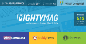MightyMag – Magazine, Shop, Community WP Theme