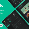 Minfo – Tailwind Personal Resume HTML Template
