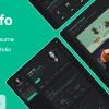 Minfo – Tailwind Personal Resume NextJS Template