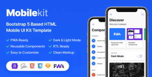 Mobilekit – Bootstrap 5 Based HTML Template